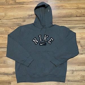 Nike Gray Hoodie with Logo